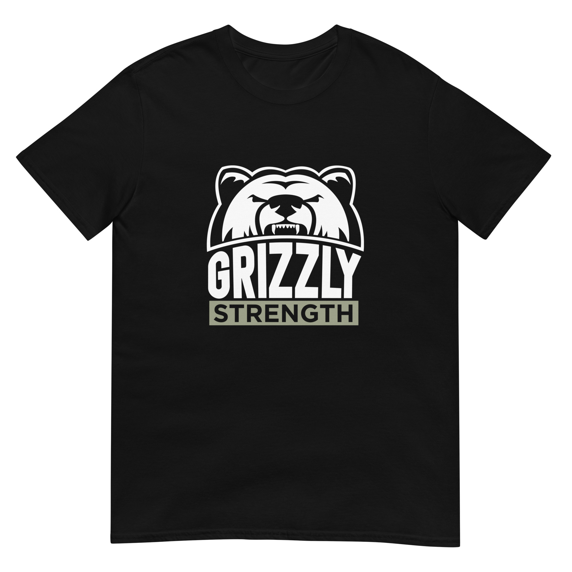 Grizzly Strength T-Shirt Olive/Black - Image 2