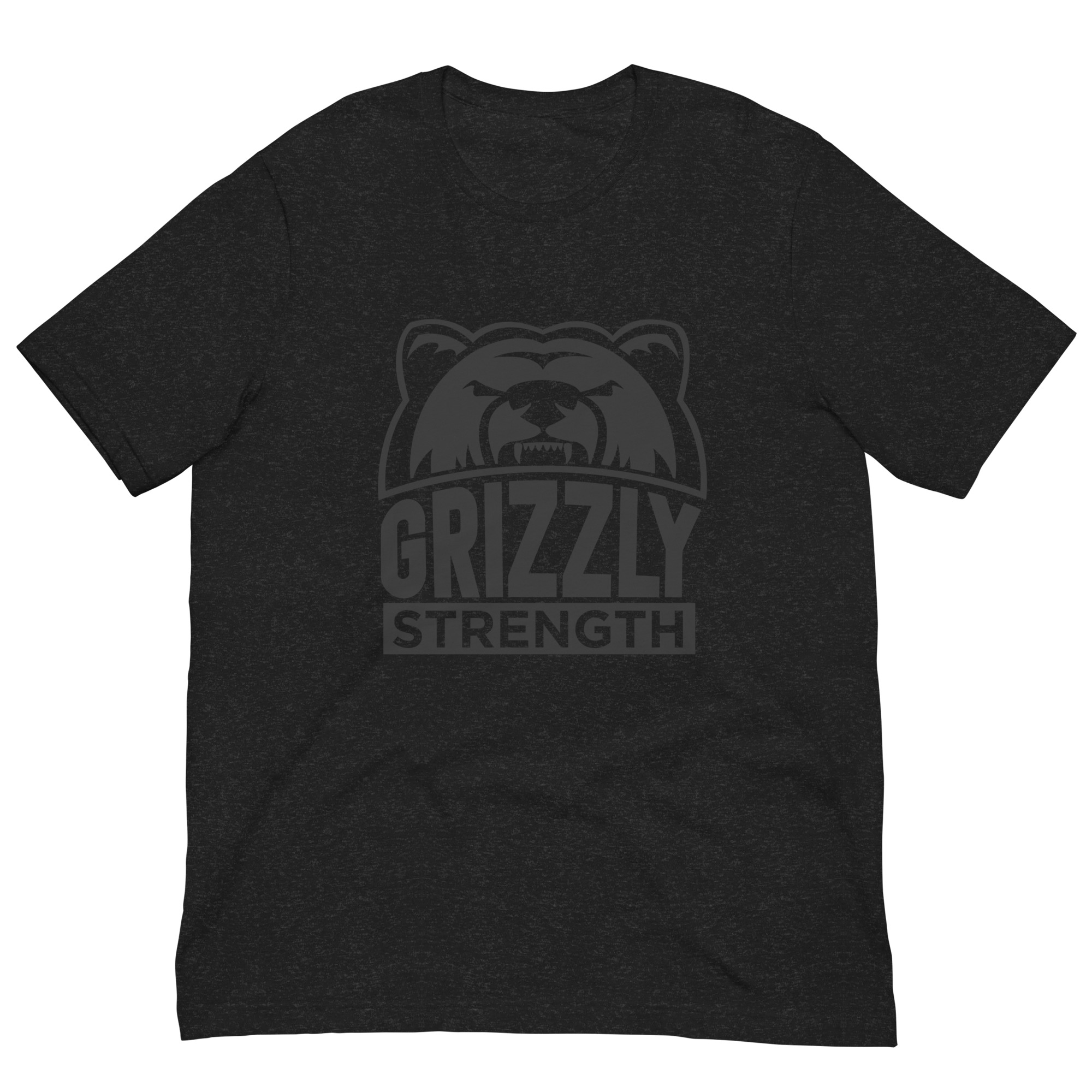 Grizzly Strength T-Shirt Black Out - Image 2