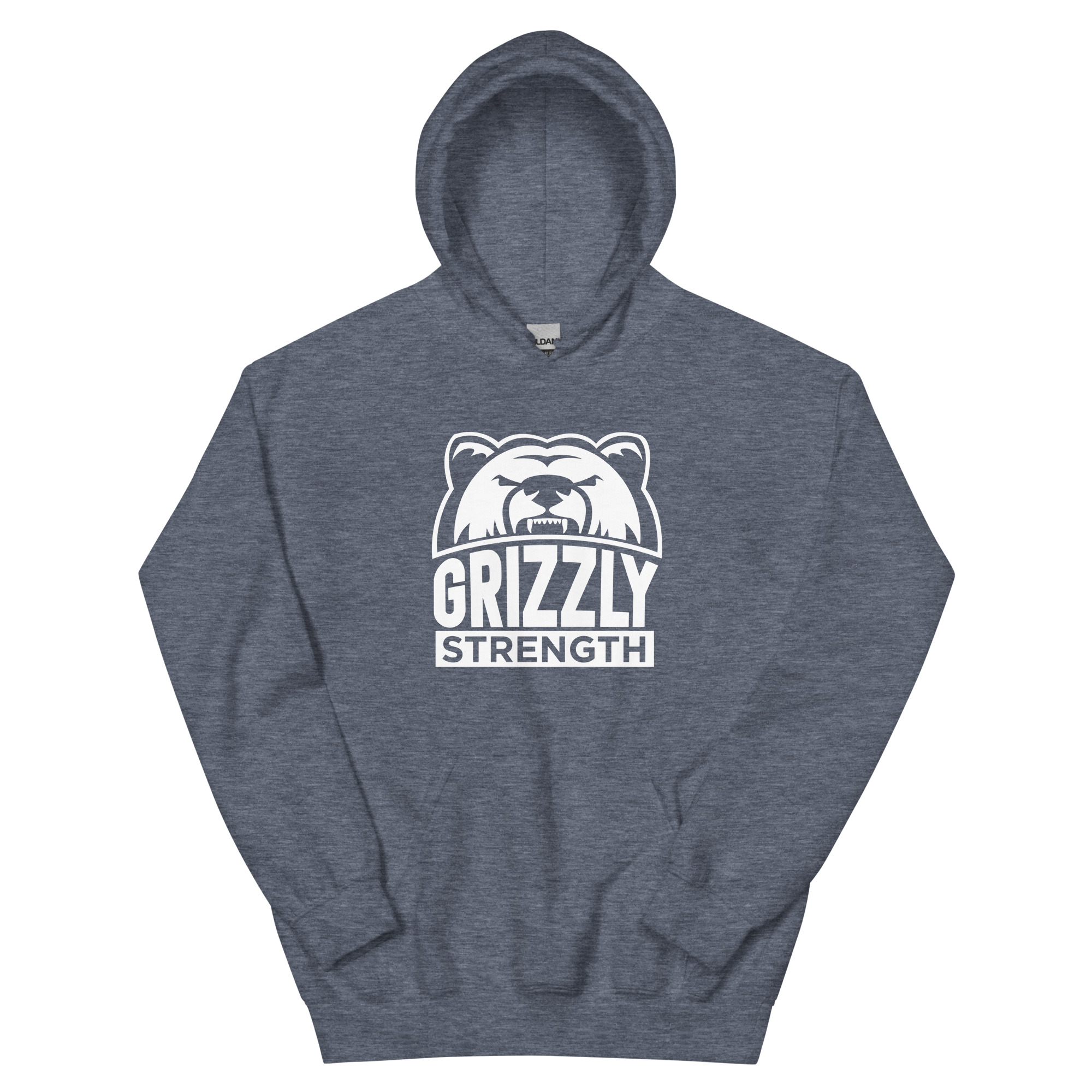 Grizzly Strength Heather Hoodie